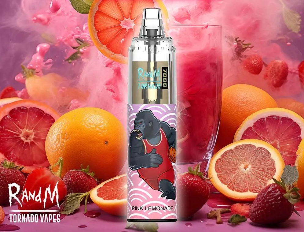 Descubre la Revoluci&oacute;n del Vapeo con Fumot Tornado 7000 Puffs Vape - Limonada Rosa