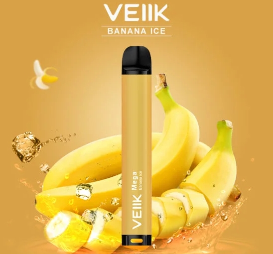 VEIIK Micko Mega 800 Puffs Vape - hielo de pl&aacute;tano: frescura tropical en cada calada